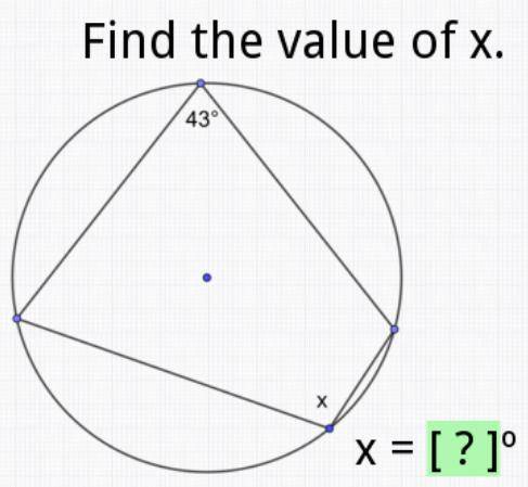 Inscribed Angles - Find the value of x - WILL GIVE BRAINLIEST!