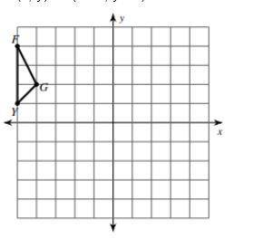 Graph the image of the figure given the translation. 1. (x, y) → (x +4, y - 1)