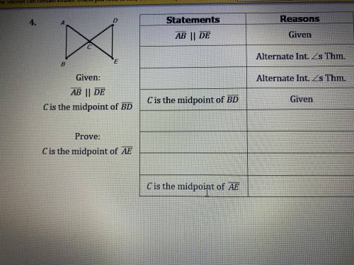 Please Help solve the proofs with explanation Course:Geometry