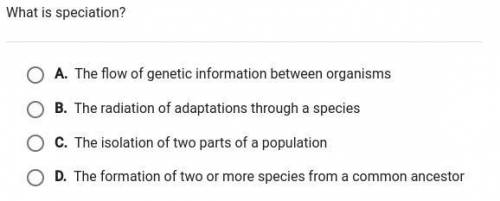 What is Speciation? I am confused