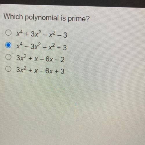 Which polynomial is prime?