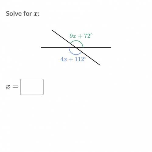 PLEASE HELP*** 
solve for x