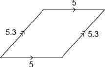 Classify the shape as precisely as possible based on its markings. Question 18 options: A) Square B