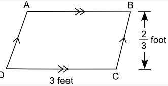 A parallelogram is shown below: Part A: What is the area of the parallelogram? Show your work. (5 p