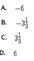 What is the value of this expression when a = 7 and b = -4? | 2a | - b/3 A.) -6 B.) -3 1/3 C.) 3 1/