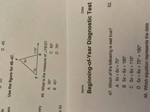 You need triangle to do both questions so please help with both I will mark brainliest