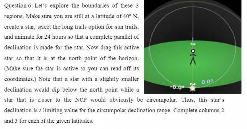 Will give brainliest plus 5 points! In the context of this problem, what are North/South Point Decl