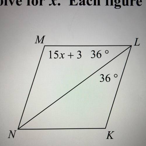 Help me solve for x.