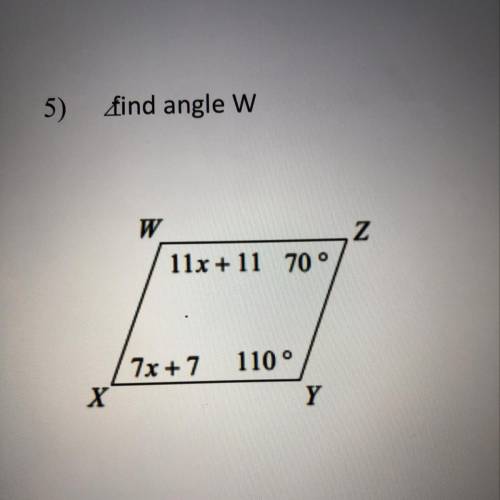 Hey guys please help me solve and find angle w