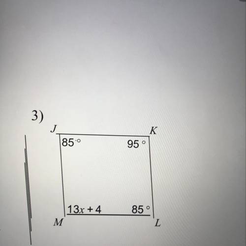 Help me solve for x and angle for this measure please