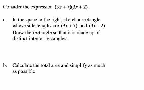 Consider the expression (3x+7)(3x+2)