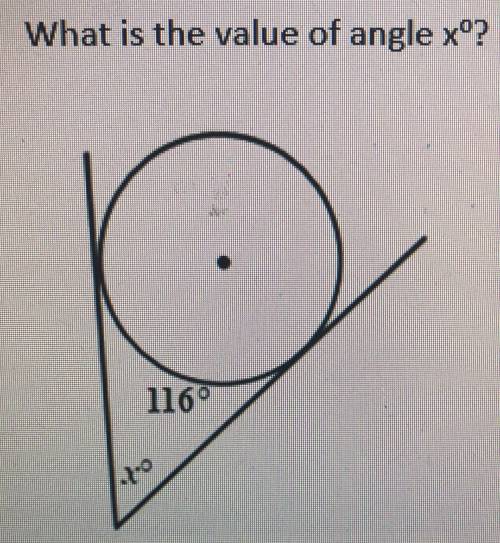 What is the value of angle x°?