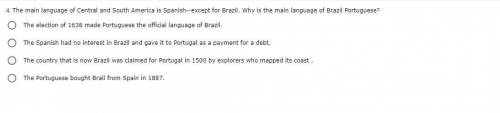 The main language of Central and South America is Spanish--except for Brazil. Why is the main langu