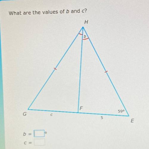 What is the values of b and c?