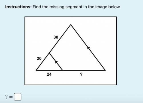 Find the missing segment in the attached image