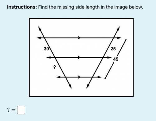Find the missing side length in the attached image.