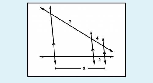Can you find the missing segment to the triangle in the image
