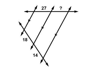 Please help me find the missing length of the triangle in the attached image. Thanks!