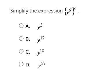 Simplfy the following expressions: