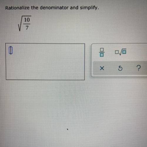 Rationalize the denominator and simplify