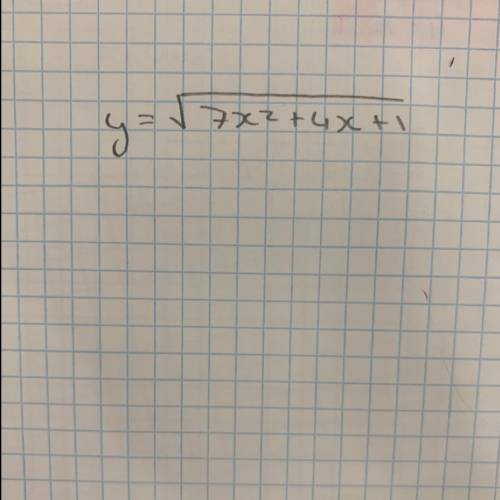 I need to find the derivative. I’m not very good at this so I am answer asap would be sosososo help