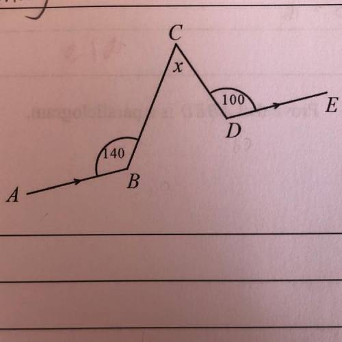 If anyone can, please help me. I have to determine the value of x.