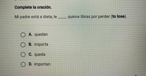 Help with spanish asap thanks