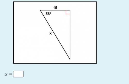 Please find the missing side of the triangle in the attached image and round the answer to the near