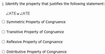 I need help plz i will make u a brainllest

1.Identify the property that justifies the following s