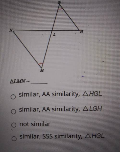 State if the triangles in each pair are similar. If so, State how you know they are similar and com
