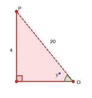 PLS HELP ASAP WILL GIVE BRAINLIEST TO CORRECT ANSWER!! Find the measure of angle y. Round your answ