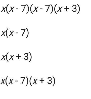 Brainliest to correct answer!! What is the least common denominator of the rational expressions bel