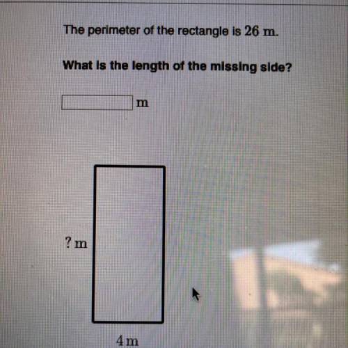 The perimeter of the rectangle is 26