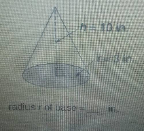 Find the volume of each cone.