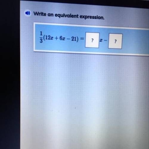 Write an equivalent expression