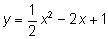 Which of the following equations describes the graph?