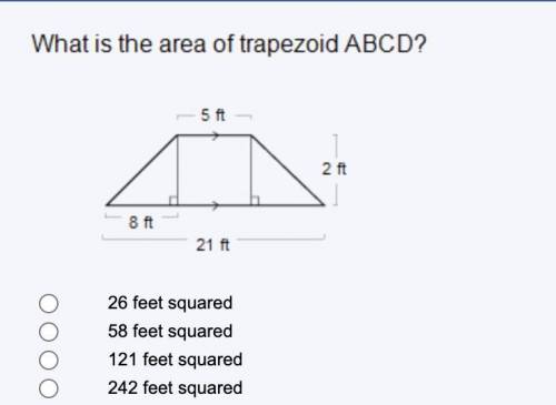 HELP, please!! What is the area of a trapezoid ABC?