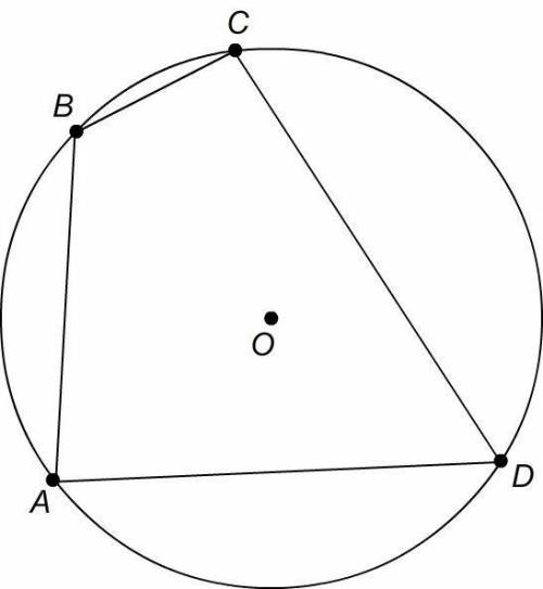 Given: ABCD is an inscribed polygon. Prove: ∠A and ∠C are supplementary angles. Drag an expressio