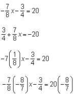 Which equation, when solved, results in a different value of x than the other three?
