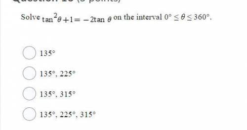 Solve tan theta +1=-2tan theta