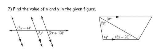Can you find values of x and y