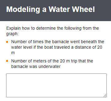 Explain how to determine the following from the graph:

-Number of times the barnacle went beneath