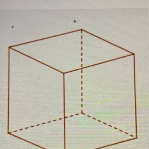 The base of a cube is parallel to the horizon. If the cube is cut by a plane to form a cross sectio