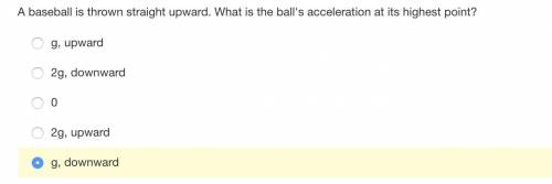 What is the ball's acceleration?