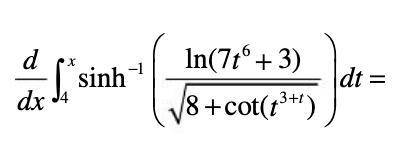 College Calculus - hyperbolic functions (see attachment)