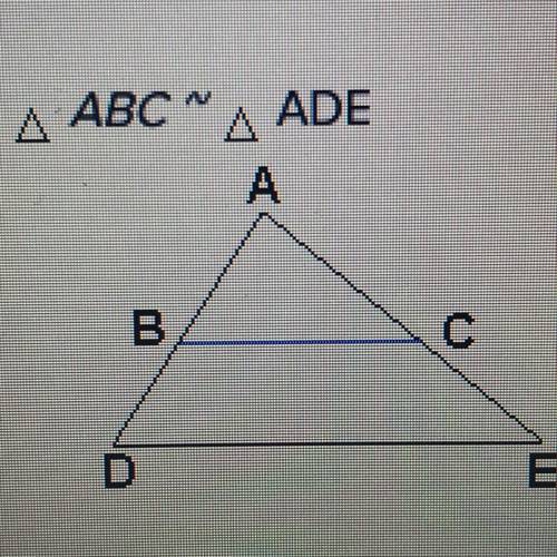 BC is parallel to DE.

AB= X, AD=5, AC=X+1 and AE=7. The value of X is? 
A: 0.5
B: 1.5
C: 2.5
D: 3