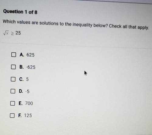 What are the solutions for this inequality?