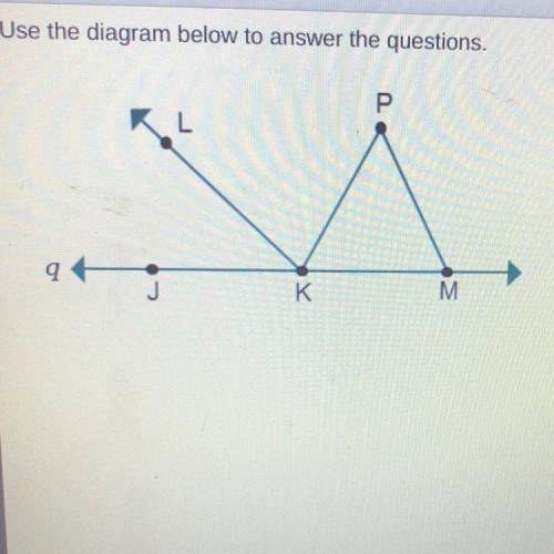 Use the diagram below to answer the questions.

Which are shown on the diagram? Check all that app