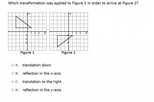 Which transformation was applied to Figure 1 in order to arrive at Figure 2? Geometry A