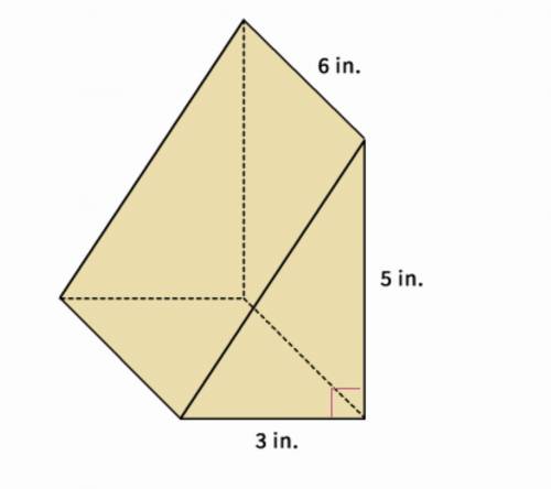 Find the volume of the prism. (Image down below)